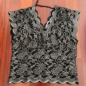 Zara Trafaluc Lace Top L Size